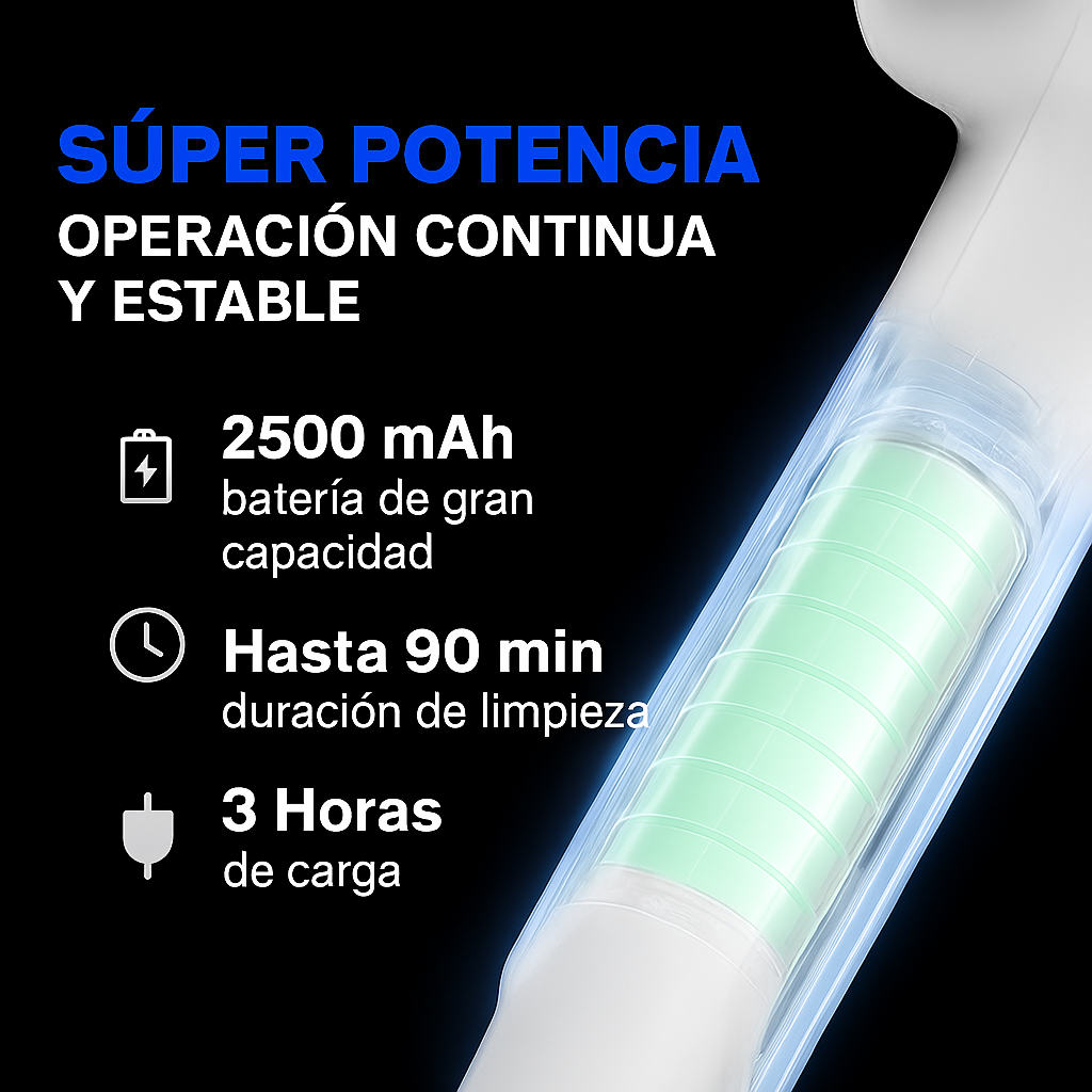 SUPER CEPILLO DE LIMPIEZA ELÉCTRICO 9 X 1