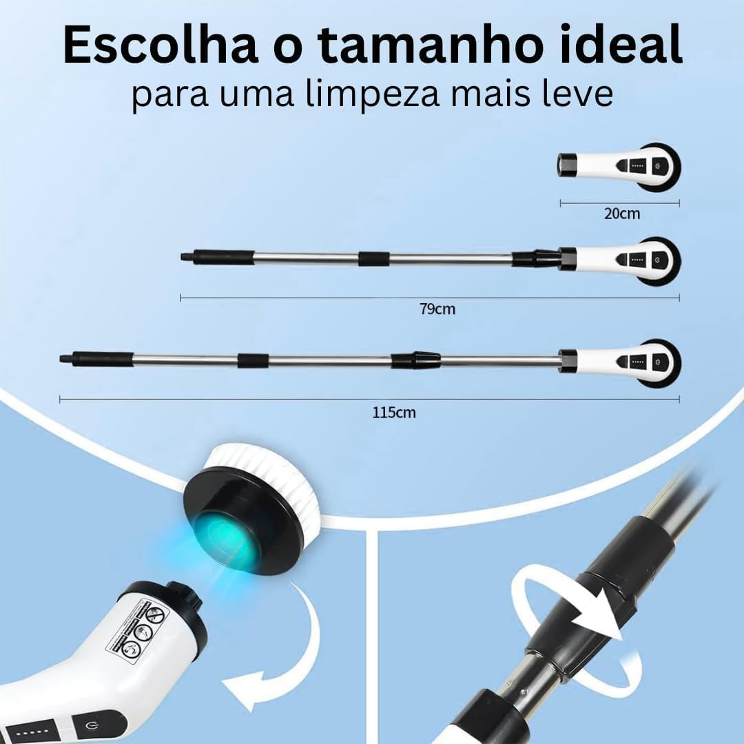 SUPER CEPILLO DE LIMPIEZA ELÉCTRICO 9 X 1