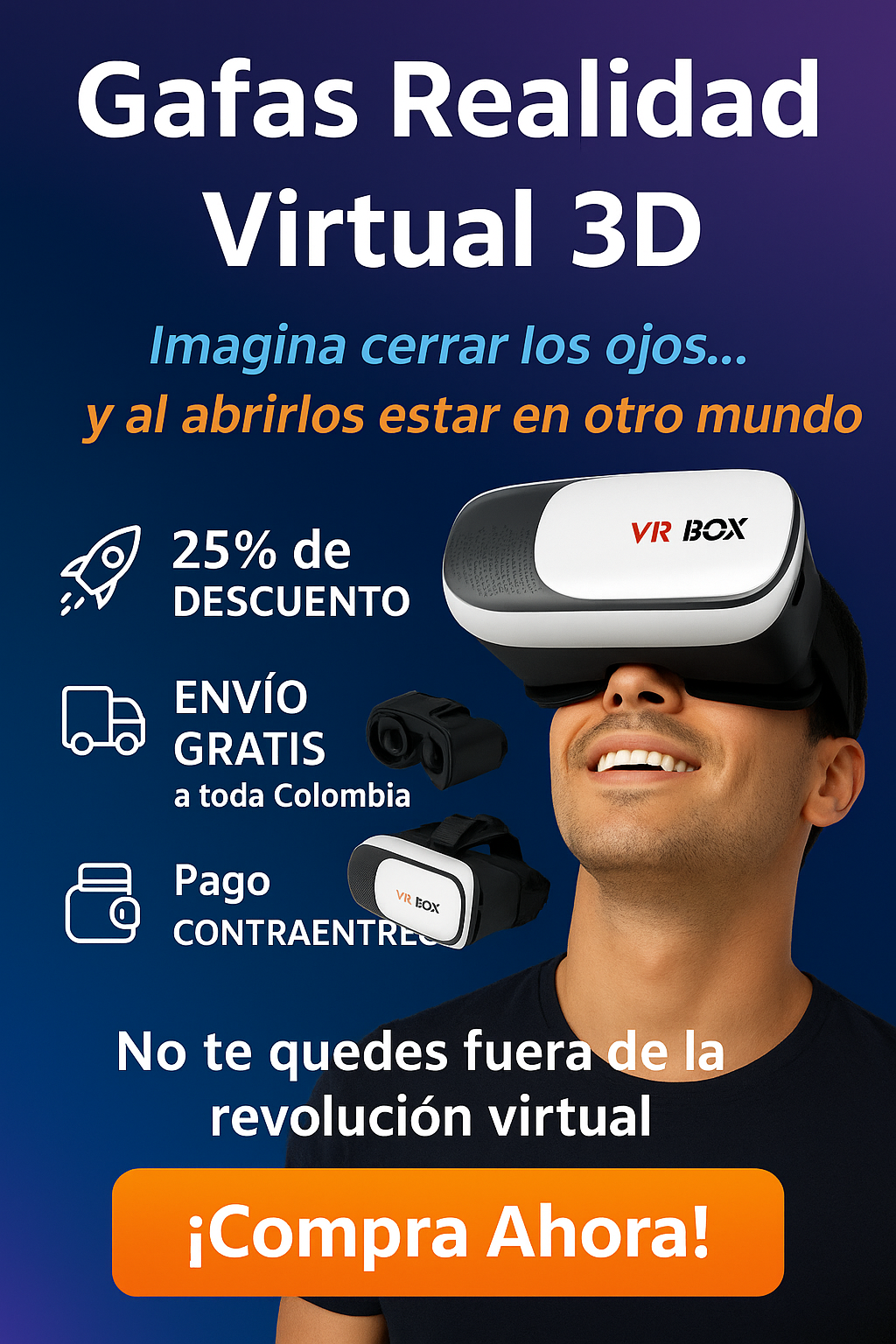 Gafas Realidad Virtual 3d VrBox